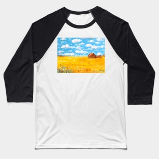 House by The Field Baseball T-Shirt